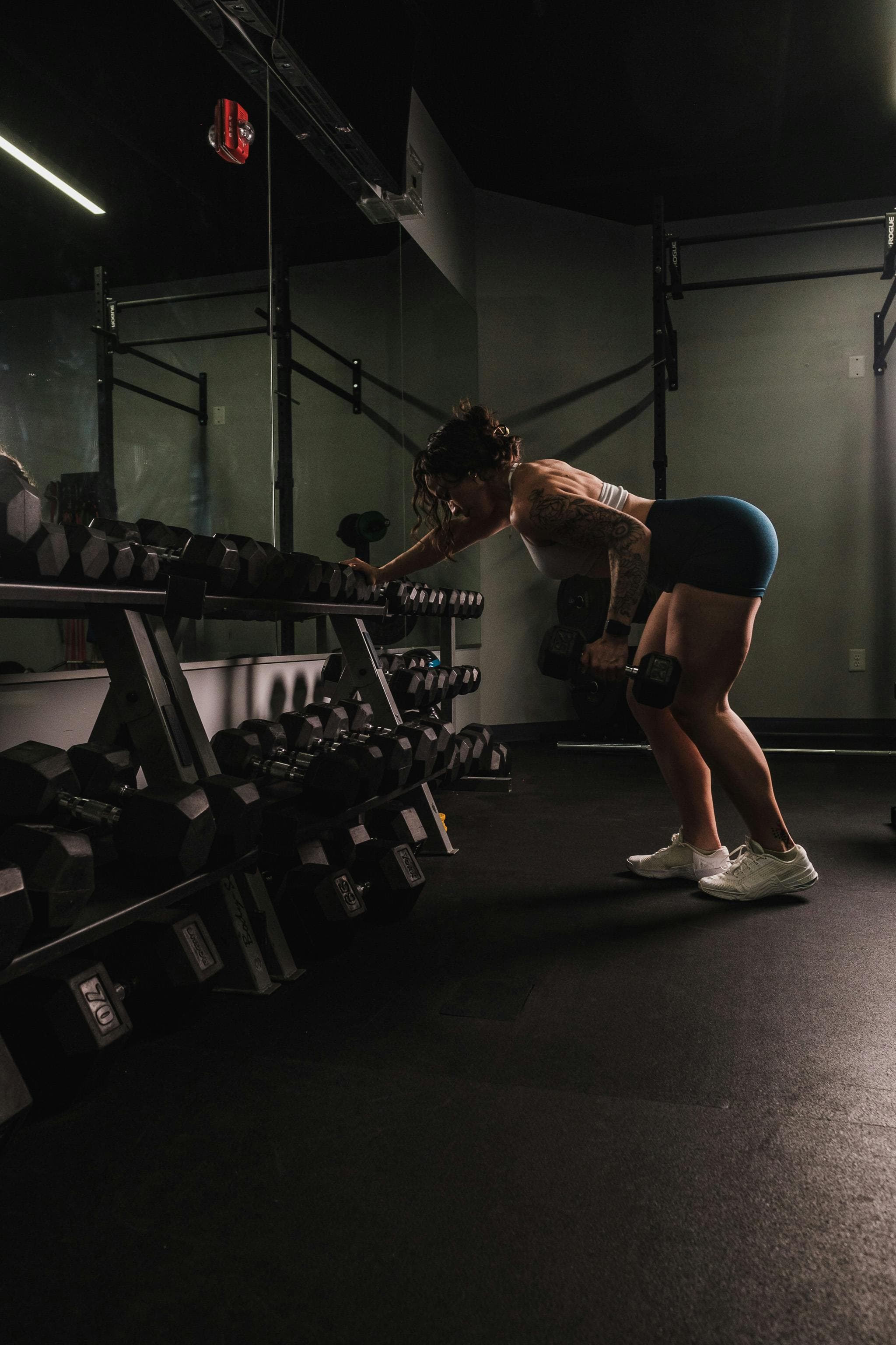 Woman working out